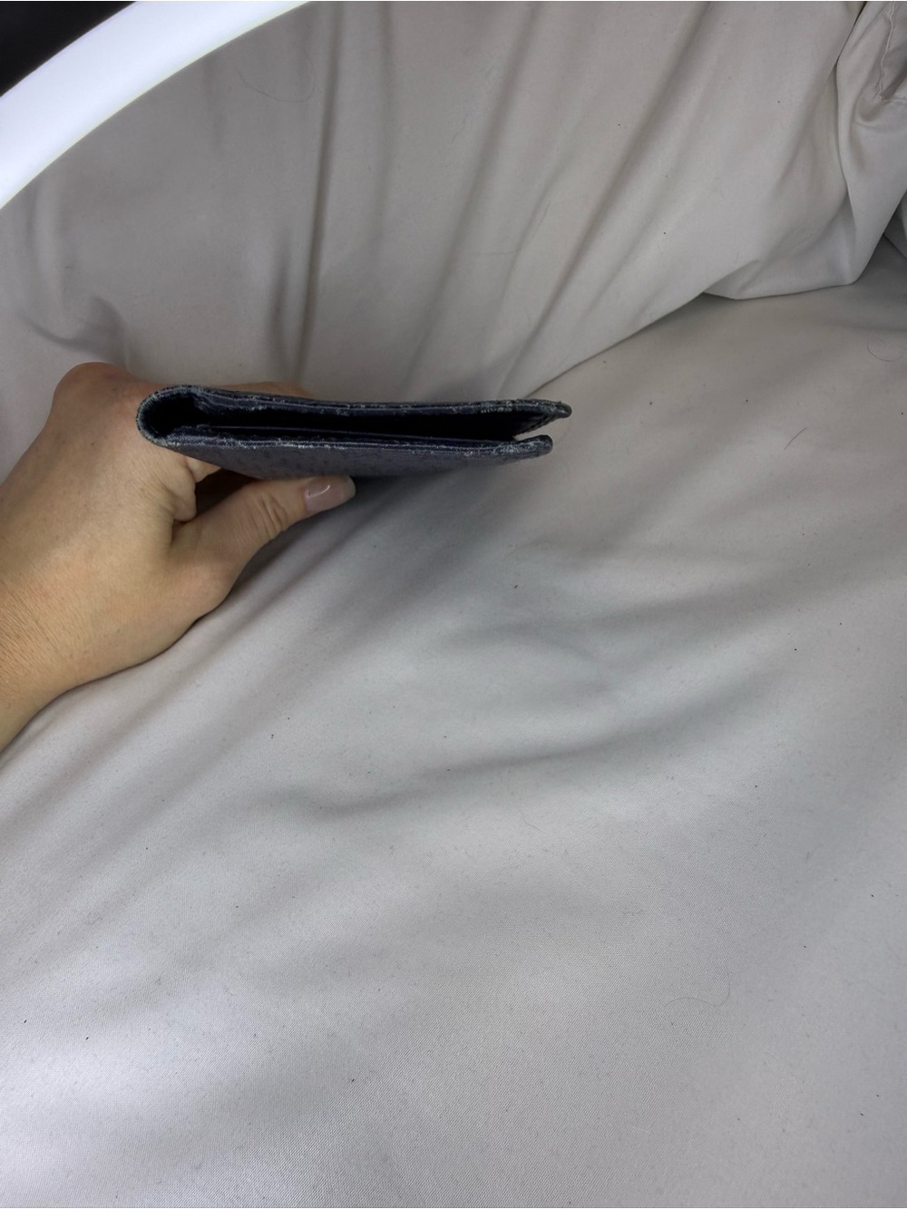 Gucci Navy Embossed GG Long Wallet - Picture 4 of 5